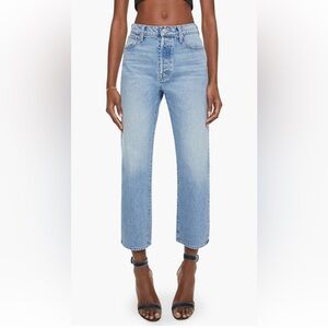 MOTHER Women's Straight Leg Jeans - Light Blue